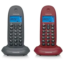 Motorola C1002GW DECT-Telefon, Gegensprechanlage, Rufweiterleitung, LED, ECO-Modus, Mute, Freisprechen