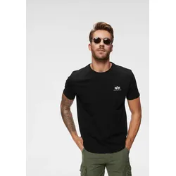 Rundhalsshirt »BASIC T SMALL LOGO«, Gr. XL, schwarz, , 19230257-XL