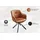 Riess-Ambiente Stuhl EUPHORIA braun Samt Armlehne Metallgestell schwarz