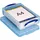 Really Useful Box Aufbewahrungsbox 39,5 x 25,5 x 8,8 cm 3-tlg. transparent