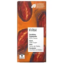 Vivani Zartbitter Dattelsüße Schokolade 80 g