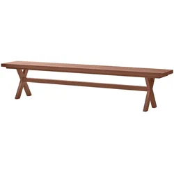 Gartenbank Delta aus Aluminium, Terra
