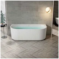 Belvit Rondo Halbfreistehende Badewanne 170 x 80 cm (MPNR)