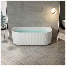 Belvit Rondo Halbfreistehende Badewanne 170 x 80 cm (MPNR)