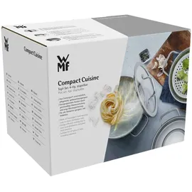 WMF Compact Cuisine Topf-Set 4-tlg. Bratentopf  + Fleischtopf + Dämpfereinsatz + Rührschüssel