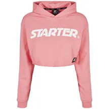 Starter Black Label Cropped Hoodie Pink Grape Fruit M