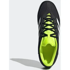 adidas Fußballschuh ADIDAS PERFORMANCE "COPA COURT CLUB INDOOR", Damen, Gr. 48, core schwarz, cloud weiß, lucid lemon, Synthetik, Textil, Schuhe Fußballschuh, geeignet als Hallenschuhe