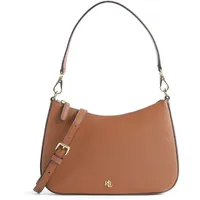 Ralph Lauren Danni Schultertasche Leder Brown