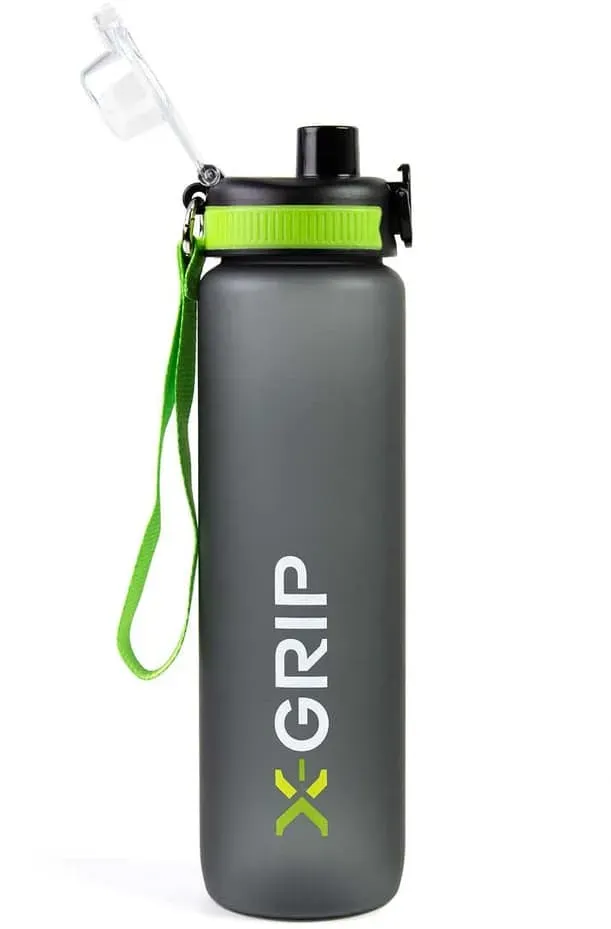 X-GRIP Wasserflasche - Schwarz