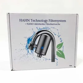 hahn technology Wasserfilter für Wasserhahn Edelstahl weiß