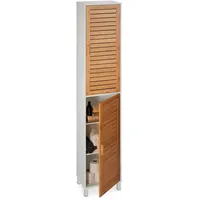 Relaxdays Badezimmerschrank, HxBxT: 190 x 40 x 30 cm,