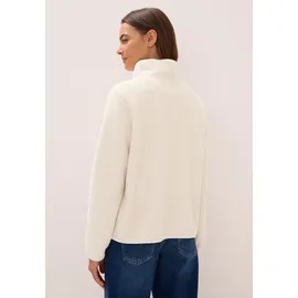 Cecil Softe Jacke mit Zipper - weiß