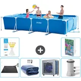 Rechteckiger Frame Pool - 450x220x84 Cm - 7-teilig  S42