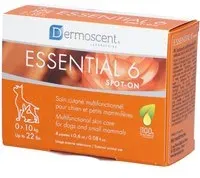 Essential6DermoscentSpotONChien-Spot-on,soindermocosmétiquepourpetitchien.- Pipette(S) Unidose(S)