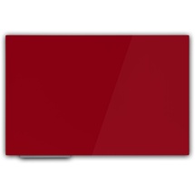 Floordirekt Magnetisches Glas-Whiteboard Rot