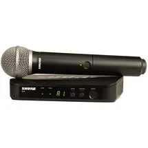 Shure BLX24/PG58 kabellos Hand 100 m Reichweite 14 h Akku LED