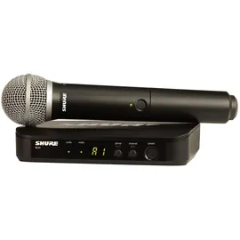 Shure BLX24/PG58 kabellos Hand 100 m Reichweite 14 h Akku LED