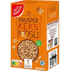 GUT&GÜNSTIG Knusper Schoko & Keks Müsli 600,0 g