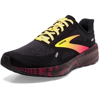Brooks Herren Launch GTS 9 Sneaker, Black/Pink/Yellow, 47.5