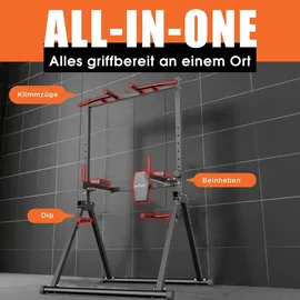 DH FitLife Kraftstation Faltbar Schwarz