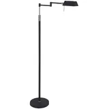 Steinhauer Stehlampe Stehleuchte dimmbar LED Wohnzimmerleuchte verstellbar schwarz H 114 cm
