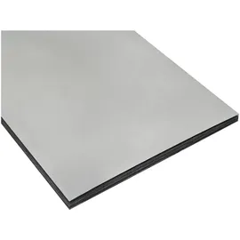 vidaXL Sichtschutz-Leinwand 50 x 140 cm Silber verzinkter Stahl
