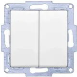 Günsan Gunsan VISAGE + MODERNA Modul 2-fach Schalter Serienschalter Weiss