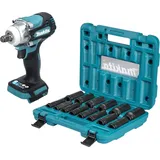 Makita DTW300Z ohne Akku + Steckschlüssel Set 14 tlg.