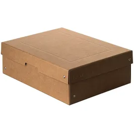 Falken Pure Aufbewahrungsbox 24 x 32 x 10 cm 10-tlg. braun