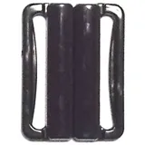 Bikiniverschluss schwarz 30mm Kunststoff für Stoffbreite 30mm