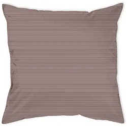 Kissenbezug CURT BAUER "Bente", braun (chocolate), B:80cm L:80cm, Mako-Brokat-Satin, Obermaterial: 100% Baumwolle, Kissenbezüge, Erscheinungsbild einer Mélange