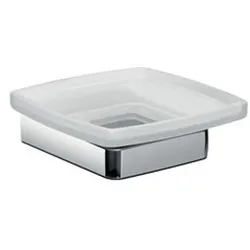 Emco Bad trend Seifenhalter Glasteil satiniert chrom