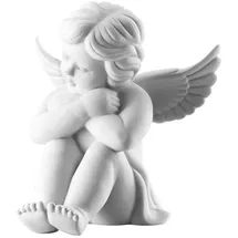 Rosenthal Engel sitzend, 13,3 x 12,5 x H 14,5 cm, Porzellan