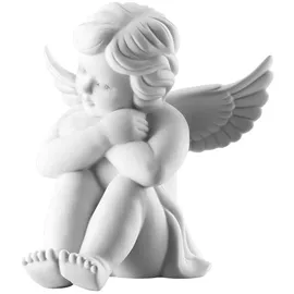 Rosenthal Engel sitzend, 13,3 x 12,5 x H 14,5 cm, Porzellan