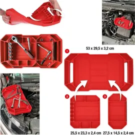 KS Tools Werkzeugablagensatz aus Silikon, 3-tlg