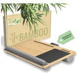 RICOO Laptoptisch LA0035, Laptop-Kissen mit Mauspad Laptop-Ständer Notebook Knietablett Holz beige