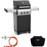 TAINO Gasgrill Black 2+1 Set 93592