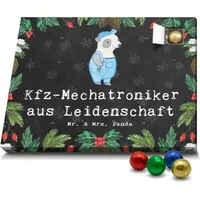 Mr. & Mrs. Panda Schoko Adventskalender Kfz-Mechatroniker Leidenschaft - Schwarz - Geschenk, Gesellenprüfung, Danke, Werktstatt, Rente, Kollege, K... - Schwarz