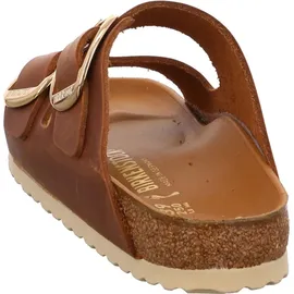 Birkenstock Arizona Big Buckle Nubukleder geölt schmal cognac 43