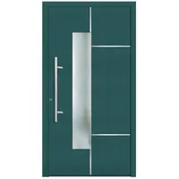 KNOCK Flügelüberdeckende Kunstoff-Haustür »Terra«, moosgrün - gruen