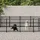 vidaXL Hundezwinger 16,89 m2 Stahl Schwarz