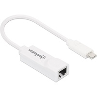 Manhattan USB-C auf Gigabit-Ethernet-Netzwerkadapter USB-3.1 (G1) weiß
