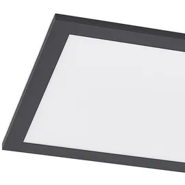 LINDBY Nelios 1 LED-Panel 120 x 30 cm schwarz
