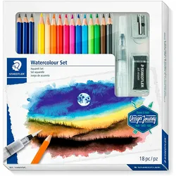 STAEDTLER 146 10C, Schwarz, Blau, Bordeaux, Braun, Grün, Hellblau, Hellgrün, Malve, Orange, Pfirsich, Rot, Gelb, 15 Stück(e)