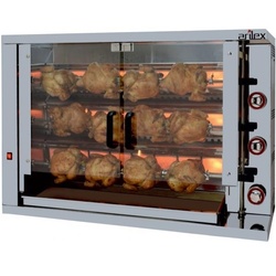 Arilex Hähnchen Rotisserie mit Gas 3 Schwerter 3Asg