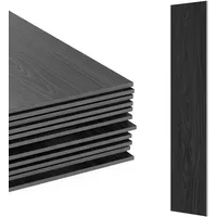 Relaxdays PVC Bodenbelag selbstklebend, Holzoptik, Bad, Küche, Klebefliesen 91x15