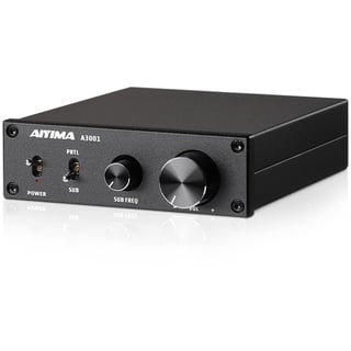 Upgrade AIYIMA A3001 TPA3255 Mini Mono Verstärker 200W Subwoofer Verstärker HiFi Sub-Verstärker Class D Verstärker mit Vollfrequenz und Sub Bass DC 24V-48V