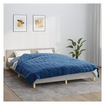 vidaXL Gewichtsdecke Blau 220x240 cm 11 kg Stoff