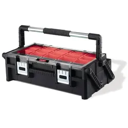 KETER Sortimentskasten Organizer 22" CANTILEVER schwarz/rot
