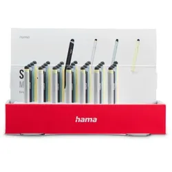 Hama Mini, Tablet, Jede Marke, Dunkelblau, Hellblau, Silber, Gelb, Kapazitiv, Sc